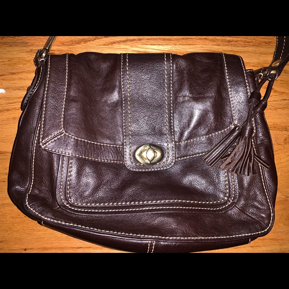 Perfect chocolate brown The Sak handbag